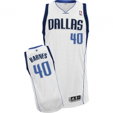 Youth Adidas Dallas Mavericks #40 Harrison Barnes Authentic White Home NBA Jersey