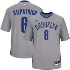 Men's Adidas Brooklyn Nets #6 Sean Kilpatrick Authentic Gray Alternate NBA Jersey