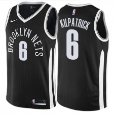 Men's Nike Brooklyn Nets #6 Sean Kilpatrick Authentic Black NBA Jersey - City Edition