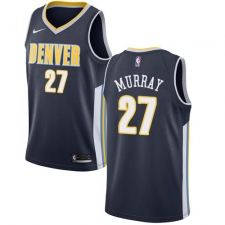 Men's Nike Denver Nuggets #27 Jamal Murray Authentic Navy Blue Road NBA Jersey - Icon Edition