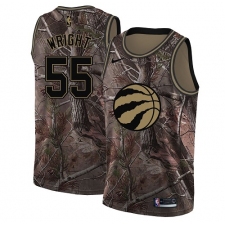 Men's Nike Toronto Raptors #55 Delon Wright Swingman Camo Realtree Collection NBA Jersey