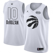 Men's Nike Jordan Toronto Raptors #10 DeMar DeRozan Swingman White 2018 All-Star Game NBA Jersey