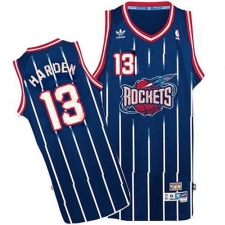 Men's Adidas Houston Rockets #13 James Harden Swingman Navy Hardwood Classic Fashion NBA Jersey