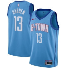 Men's Houston Rockets #13 James Harden Nike Blue 2020-21 Swingman Player Jersey