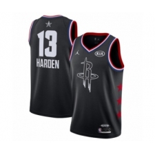 Women's Jordan Houston Rockets #13 James Harden Swingman Black 2019 All-Star Game Basketball Jersey