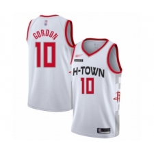Men's Houston Rockets #10 Eric Gordon Swingman White Basketball Jersey - 2019 20 City Edition