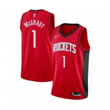 Youth Houston Rockets #1 Tracy McGrady Swingman Red Finished Basketball Jersey - Icon Edition