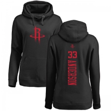 NBA Women's Nike Houston Rockets #33 Ryan Anderson Black One Color Backer Pullover Hoodie
