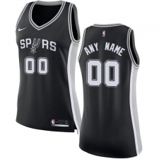 Women's Nike San Antonio Spurs Customized Authentic Black Road NBA Jersey - Icon Edition