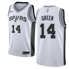 Youth Nike San Antonio Spurs #14 Danny Green Swingman White Home NBA Jersey - Association Edition