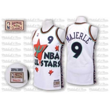 Men's Adidas Phoenix Suns #9 Dan Majerle Authentic White 1995 All Star Throwback NBA Jersey