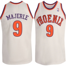 Men's Adidas Phoenix Suns #9 Dan Majerle Authentic White New Throwback NBA Jersey