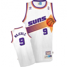 Men's Adidas Phoenix Suns #9 Dan Majerle Swingman White Throwback NBA Jersey