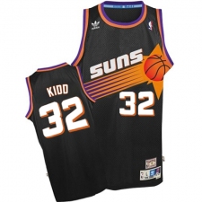 Men's Adidas Phoenix Suns #32 Jason Kidd Authentic Black Throwback NBA Jersey
