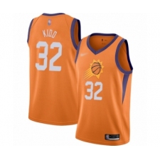 Men's Phoenix Suns #32 Jason Kidd Authentic Orange Finished Basketball Jersey - Statement Edition