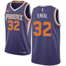 Women's Nike Phoenix Suns #32 Shaquille O'Neal Swingman Purple Road NBA Jersey - Icon Edition