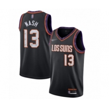 Youth Phoenix Suns #13 Steve Nash Swingman Black Basketball Jersey - 2019 20 City Edition