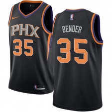 Women's Nike Phoenix Suns #35 Dragan Bender Swingman Black Alternate NBA Jersey Statement Edition
