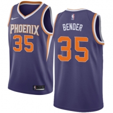 Youth Nike Phoenix Suns #35 Dragan Bender Swingman Purple Road NBA Jersey - Icon Edition