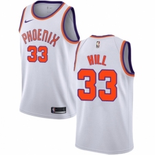Men's Nike Phoenix Suns #33 Grant Hill Authentic NBA Jersey - Association Edition