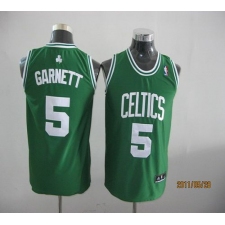Celtics #5 Kevin Garnett Green Stitched Youth NBA Jersey