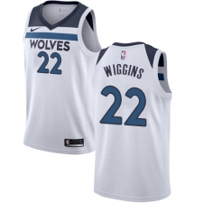 Women's Nike Minnesota Timberwolves #22 Andrew Wiggins Authentic White NBA Jersey - Association Edition