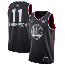 Women's Nike Golden State Warriors #11 Klay Thompson Black NBA Jordan Swingman 2019 All-Star Game Jersey