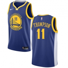 Youth Nike Golden State Warriors #11 Klay Thompson Swingman Royal Blue Road NBA Jersey - Icon Edition