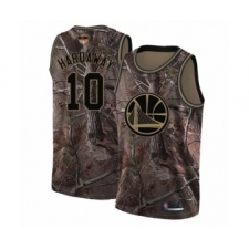 Youth Golden State Warriors #10 Tim Hardaway Swingman Camo Realtree Collection Basketball 2019 Basketball Finals Bound Jersey