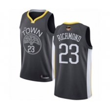 Men's Golden State Warriors #23 Mitch Richmond Swingman Black 2019 Basketball Finals Bound Basketball Jersey - Statement Edition