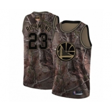 Youth Golden State Warriors #23 Mitch Richmond Swingman Camo Realtree Collection Basketball 2019 Basketball Finals Bound Jersey