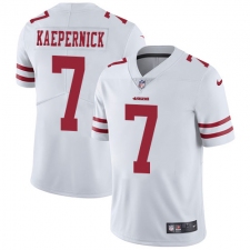 Youth Nike San Francisco 49ers #7 Colin Kaepernick White Vapor Untouchable Limited Player NFL Jersey