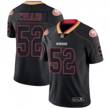 Men's Nike San Francisco 49ers #52 Patrick Willis Limited Lights Out Black Rush NFL Jersey