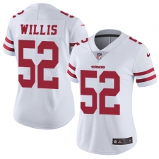Women's Nike San Francisco 49ers #52 Patrick Willis Elite White NFL Jersey