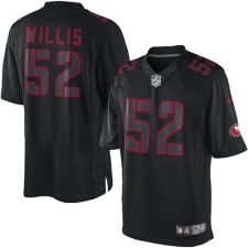 Youth Nike San Francisco 49ers #52 Patrick Willis Limited Black Impact NFL Jersey