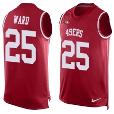 Men's Nike San Francisco 49ers #25 Jimmie Ward Limited Red Player Name & Number Tank Top NFL Jersey
