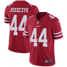 Youth Nike San Francisco 49ers #44 Kyle Juszczyk Red Team Color Vapor Untouchable Limited Player NFL Jersey