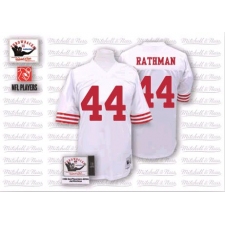 Mitchell and Ness San Francisco 49ers #44 Tom Rathman Authentic White NFL Jersey