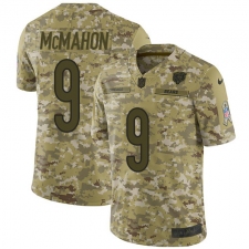 Men's Nike Chicago Bears #9 Jim McMahon Limited Camo 2018 Salute to Service NFL Jersey