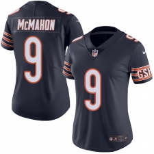 Women's Nike Chicago Bears #9 Jim McMahon Navy Blue Team Color Vapor Untouchable Limited Player NFL Jersey