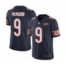 Youth Chicago Bears #9 Jim McMahon Navy Blue Team Color 100th Season Limited Football Jersey