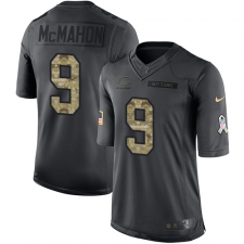 Youth Nike Chicago Bears #9 Jim McMahon Limited Black 2016 Salute to Service NFL Jersey