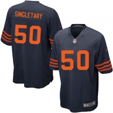 Men's Nike Chicago Bears #50 Mike Singletary Game Navy Blue Alternate NFL Jersey