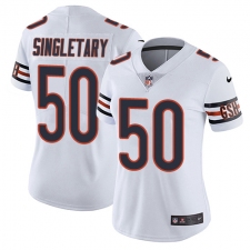 Women's Nike Chicago Bears #50 Mike Singletary Elite White NFL Jersey