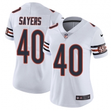 Women's Nike Chicago Bears #40 Gale Sayers Elite White NFL Jersey