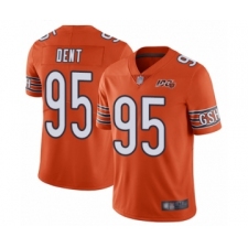 Men's Chicago Bears #95 Richard Dent Orange Alternate 100th Season Limited Football Jersey