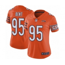 Women's Chicago Bears #95 Richard Dent Orange Alternate 100th Season Limited Football Jersey
