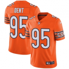 Youth Nike Chicago Bears #95 Richard Dent Limited Orange Rush Vapor Untouchable NFL Jersey