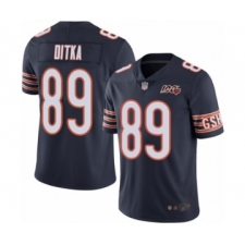 Youth Chicago Bears #89 Mike Ditka Navy Blue Team Color 100th Season Limited Football Jersey