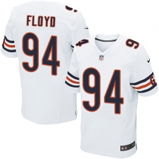 Men's Nike Chicago Bears #94 Leonard Floyd Elite White NFL Jersey